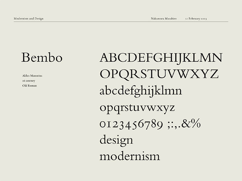 Bembo