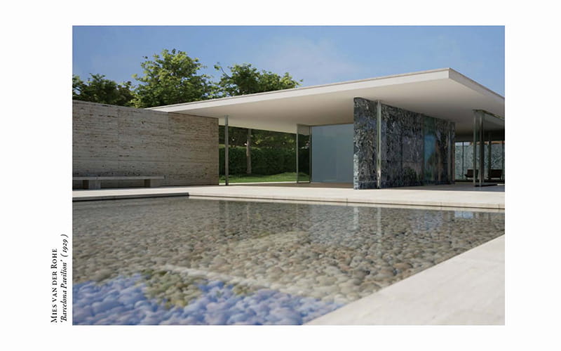 Mies van der Rohe Barcelona Pavilion (1929)