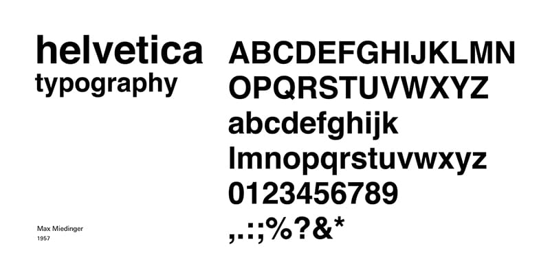 Max Miedinger (1957)