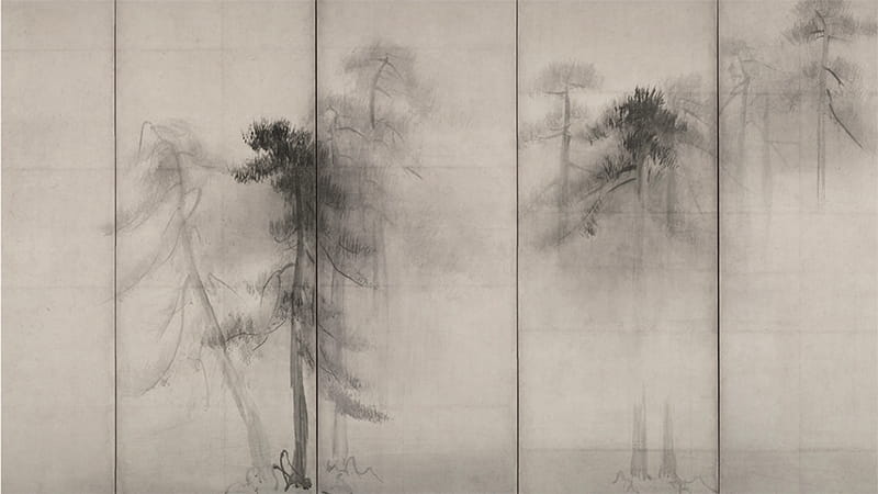 長谷川等伯『松林図』(1595)